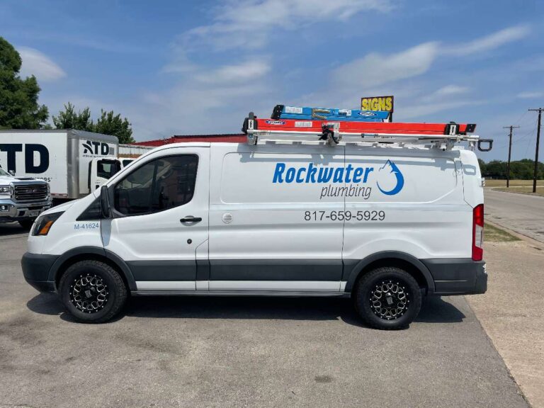 rock water plumbing van